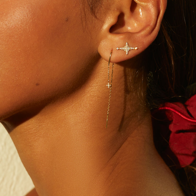 Etincelle Pull Through Earrings