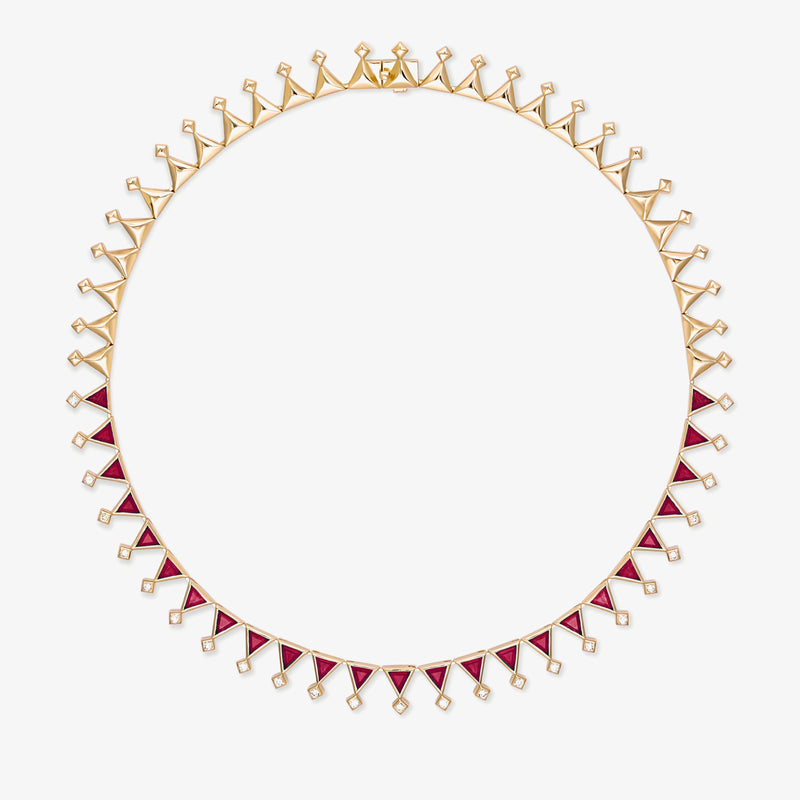 Sahra ruby necklace