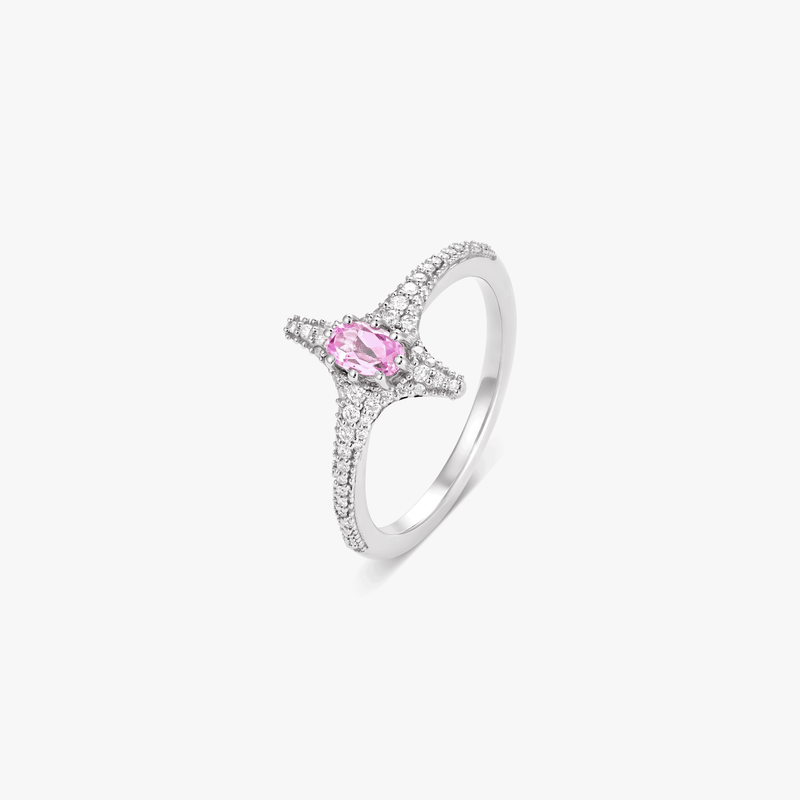 Selene Pink Sapphire Ring