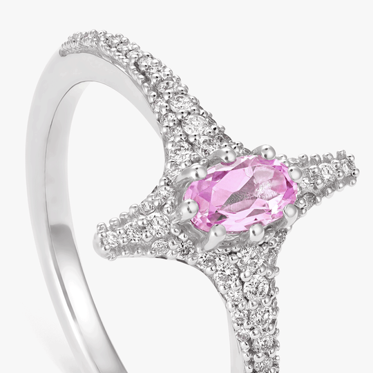 Selene Pink Sapphire Ring