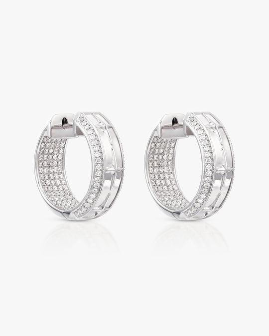 Elara Diamond Hoops