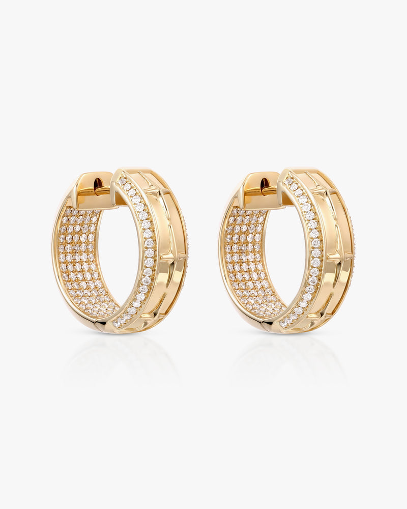 Elara Diamond Hoops