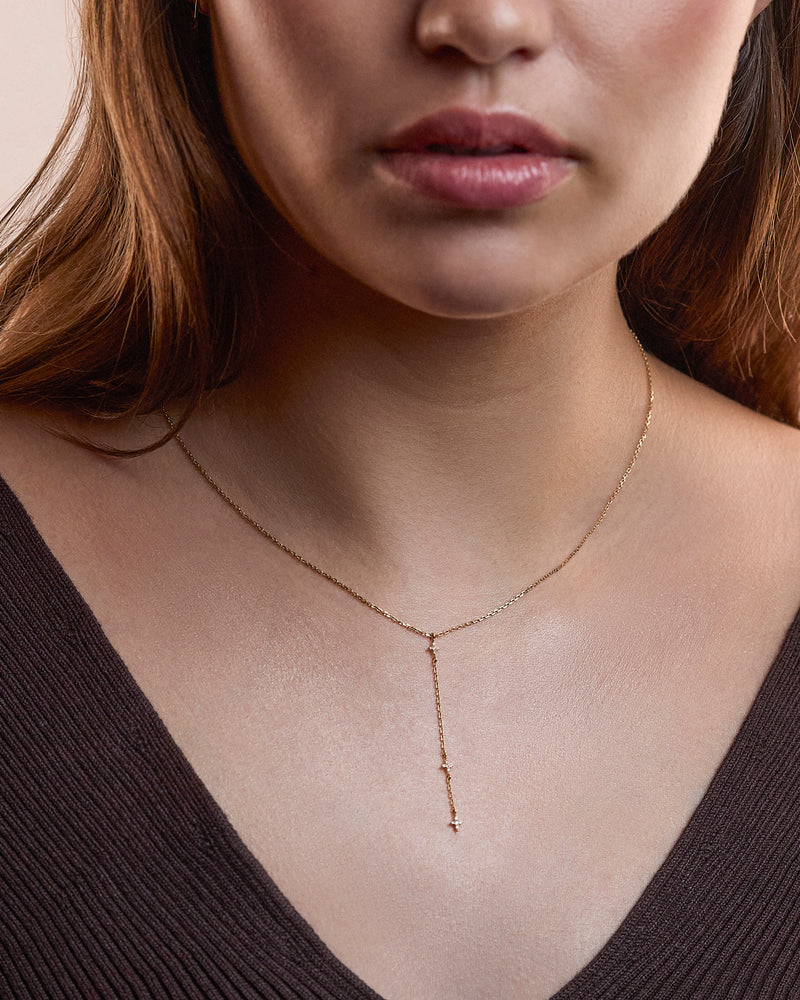 Etincelle Lariat Necklace